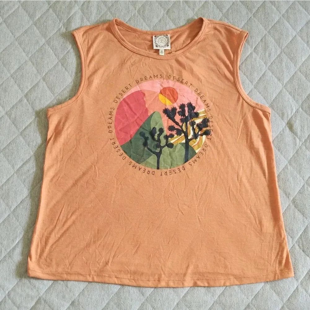 TRU Self "Desert🏜️ Dreams💤" Graphic Tank - NWT